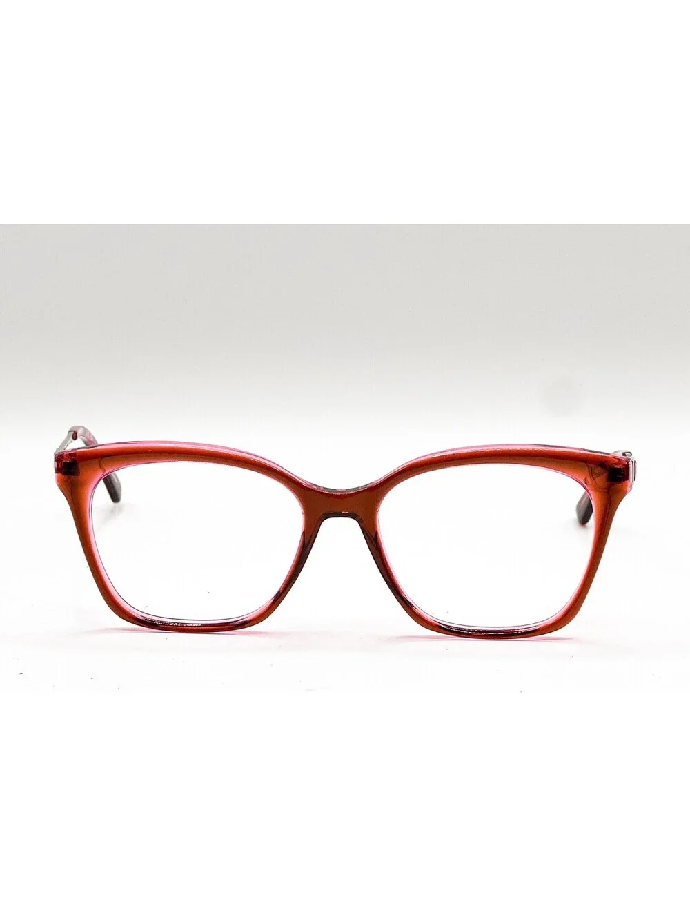 Karl Lagerfeld KL6108 206 Brown Rose Rectangle Authentic Eyeglass Frames 54-17